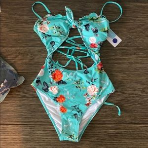One piece cut out swimsuit NWT